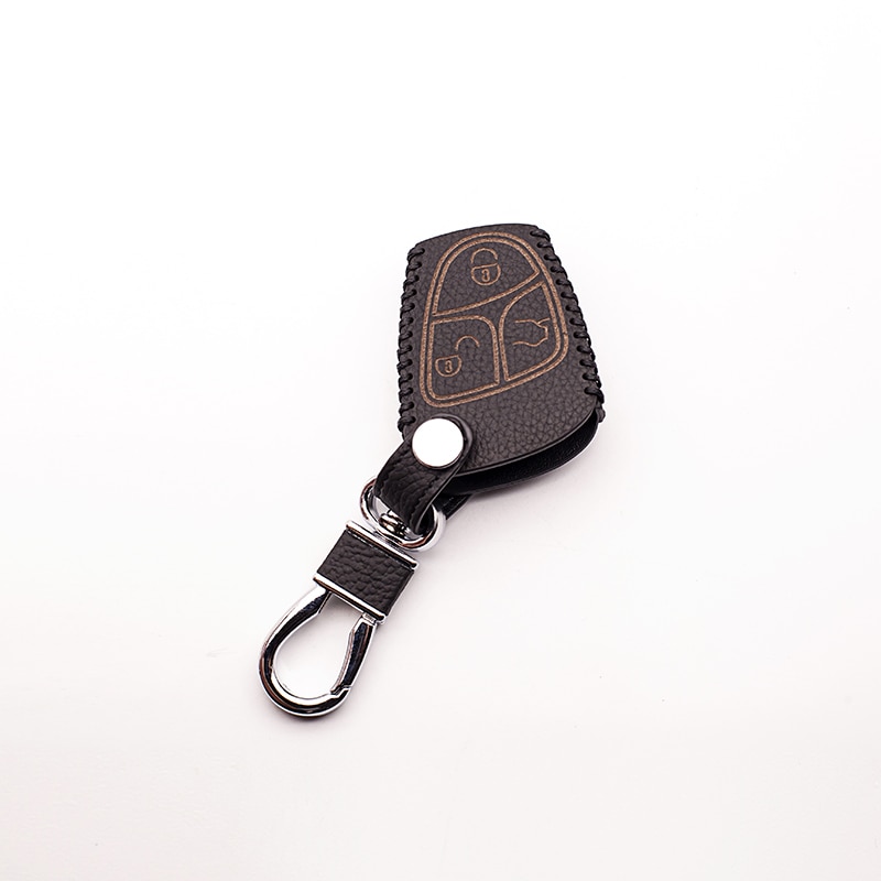 3 ư  Ű ̽ Ŀ fbo  ޸  C  S ML CLK SLK CLS Ŭ ȣ Ű Ȧ Ű ü /3 buttons Leather Key Case Cover fbo Remote For Mercedes Benz C And S ML